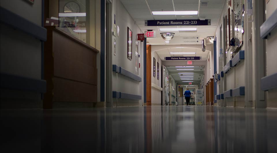 Hospital hallway, workplace violence and aggression in healthcare