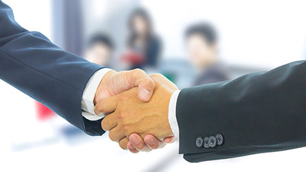 Business handshake agreement
