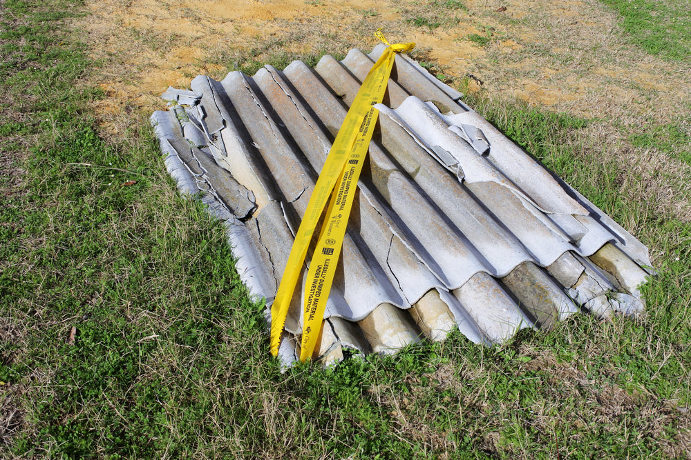 Asbestos sheeting