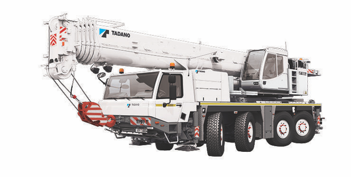 White Tadano Crane