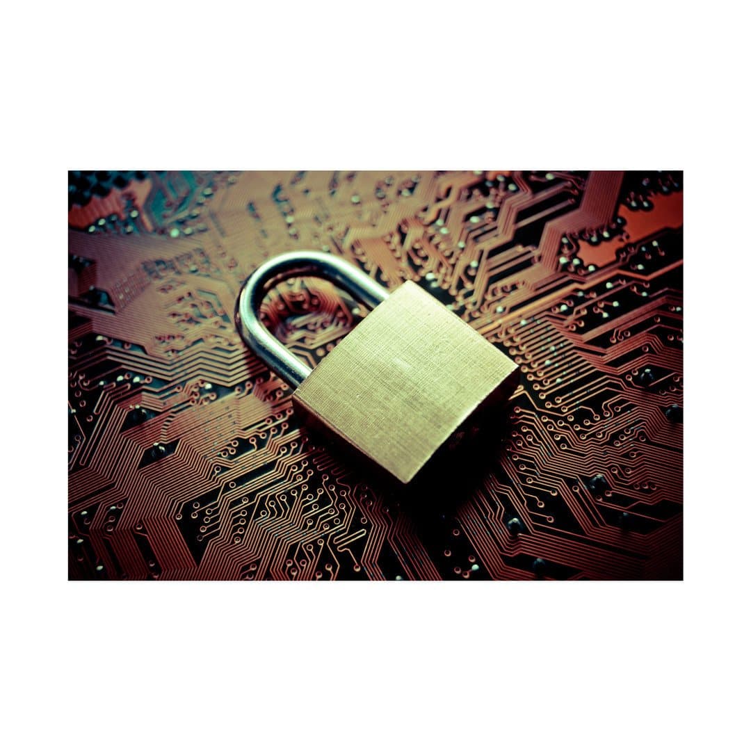Security lock on circuit board